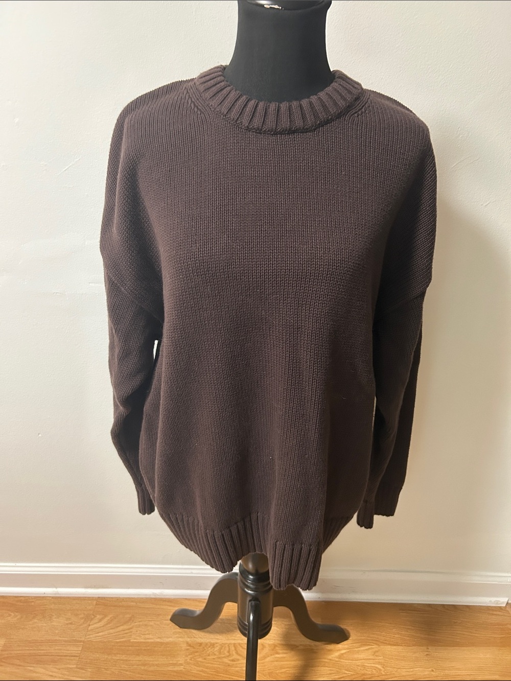 Gap Oversized Cotton Crew Neck Sweater